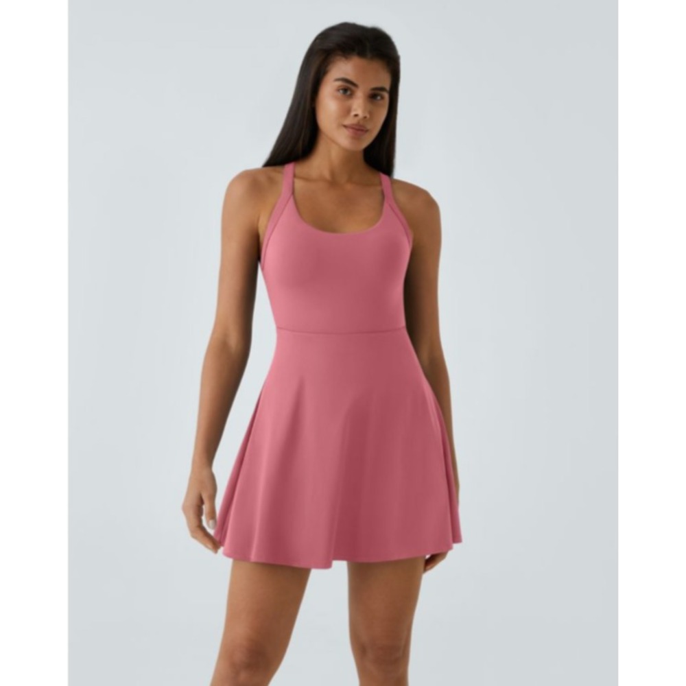 HALARA Rose Pink Mini Dress